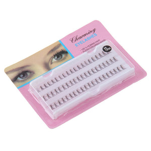 Individual False Fake 60 Stand Eyelashes Premium Corner Flare Cluster Lashes