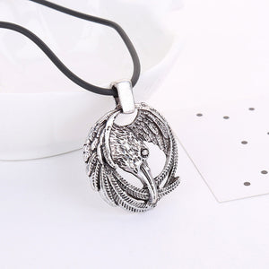 Viking Necklace Animal Teen Men Necklace Fashion Jewelry Pendant Supernatural Am