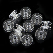 Lots 20pcs Clear Plastic Empty Bobbins For Brother Janome Singer Sewing Machines