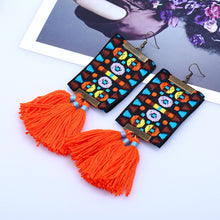 Womens Fashion Bohemian Earrings Long Tassel Fringe Boho Dangle Earrings Jewelry